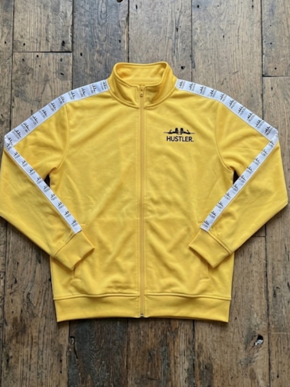 Hustler Zip-Up Track Jacket Men’s Size 2XL Black